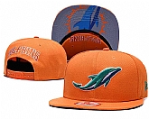 Dolphins Fresh Logo Orange Adjustable Hat GS,baseball caps,new era cap wholesale,wholesale hats